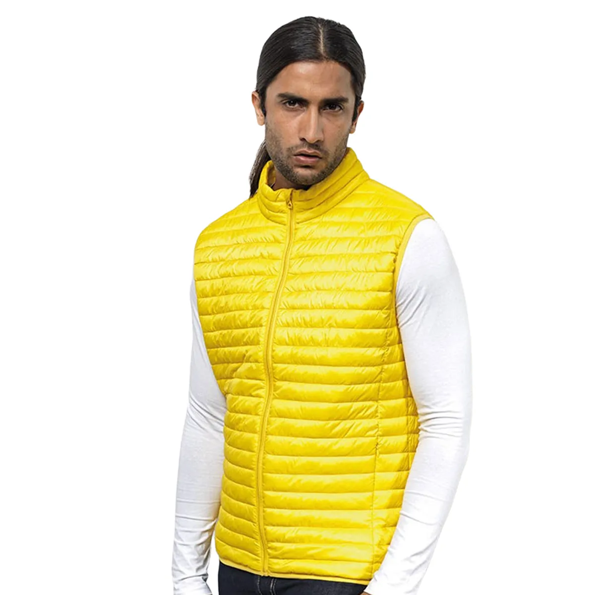 2786 Mens Tribe Fineline Padded Gilet/Bodywarmer