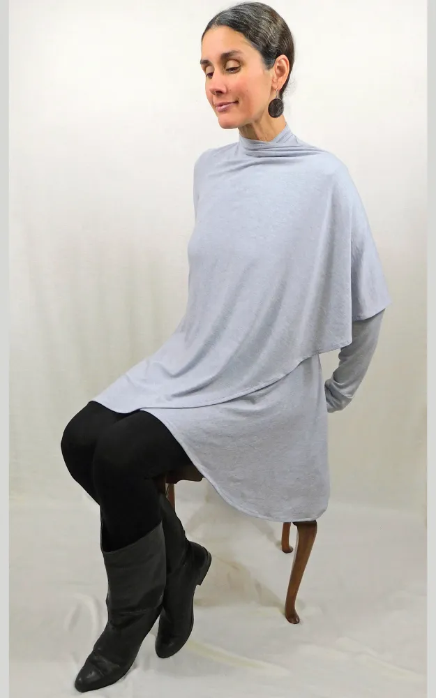 3 Garments - Wrap, Tunic and Sweater - Merino Wool - S,M,L