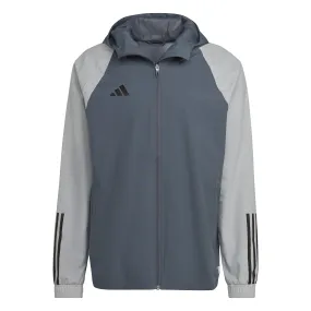 ADIDAS TIRO 23 COMPETITION ALL WEATHER JACKET TEAM ONIX TEAM LIGHT GREY