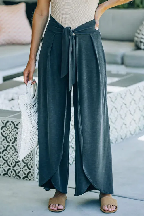 All Vibes Right Cotton Wide-Leg Pants - 4 Colors