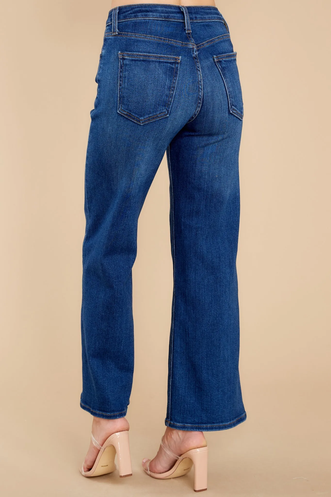 Always First Dark Wash Wide Leg Jeans