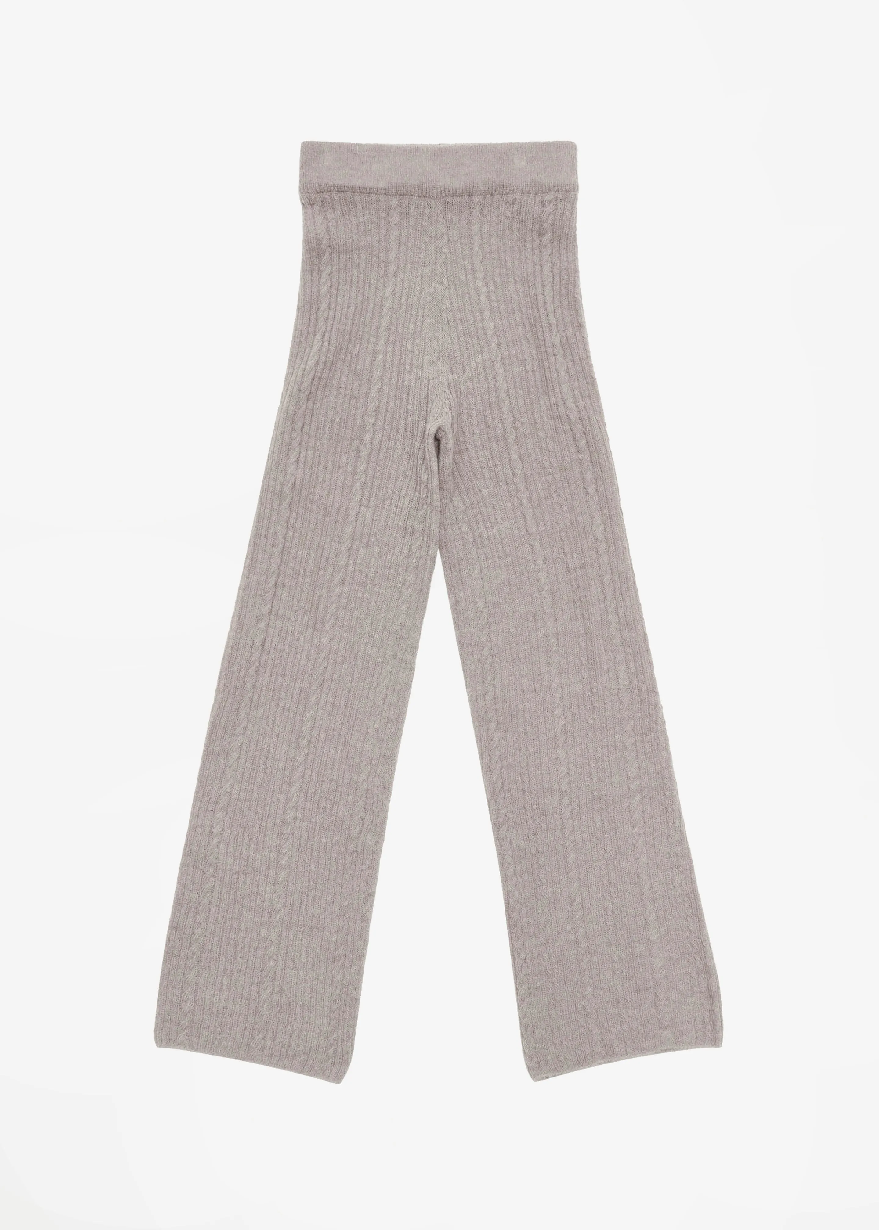 Amomento Sheer Knit Pants - Charcoal