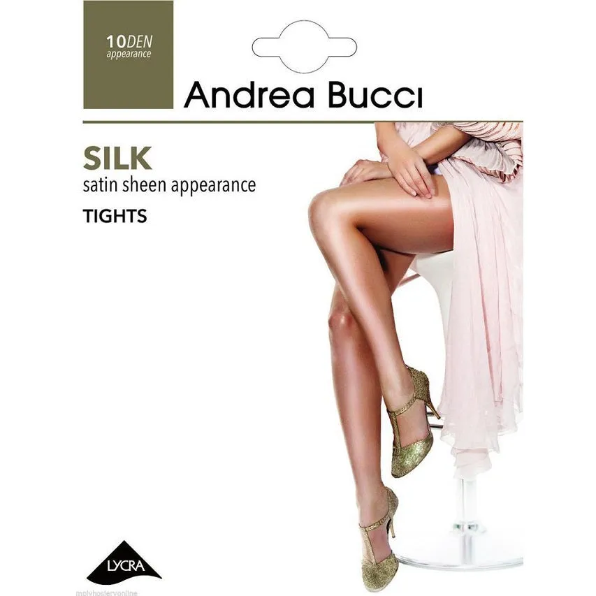 Andrea Bucci 15 Denier Silk Satin Sheen Sheer Tights