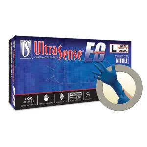 Ansell Microflex Ultrasense Ec Powder-Free Nitrile Exam Gloves Glove Exam Nitrile Ultrasenseextcuff Pf Xlg 100/Bx 10Bx/Cs