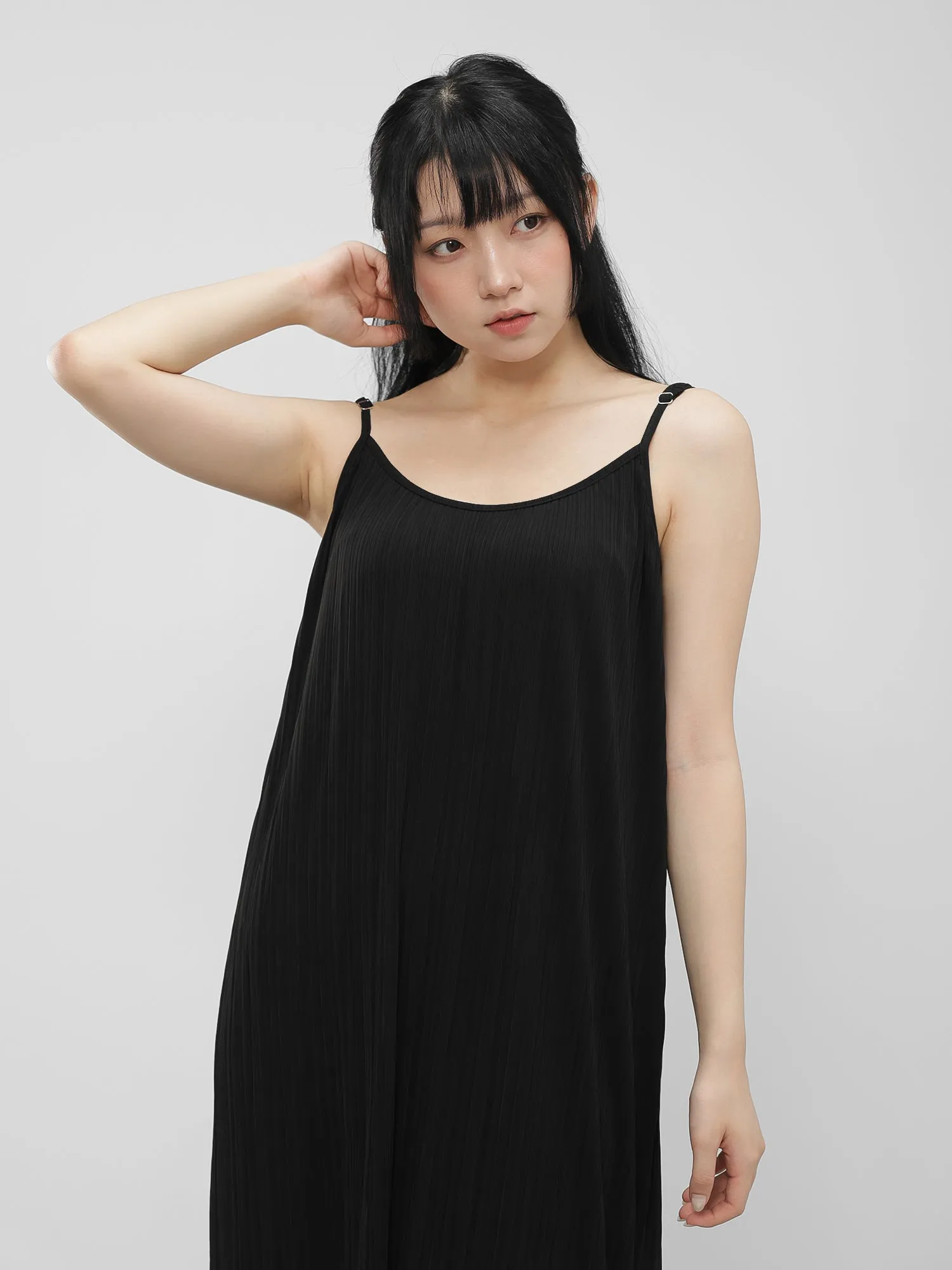 Apphia Pleated Camisole Dress*