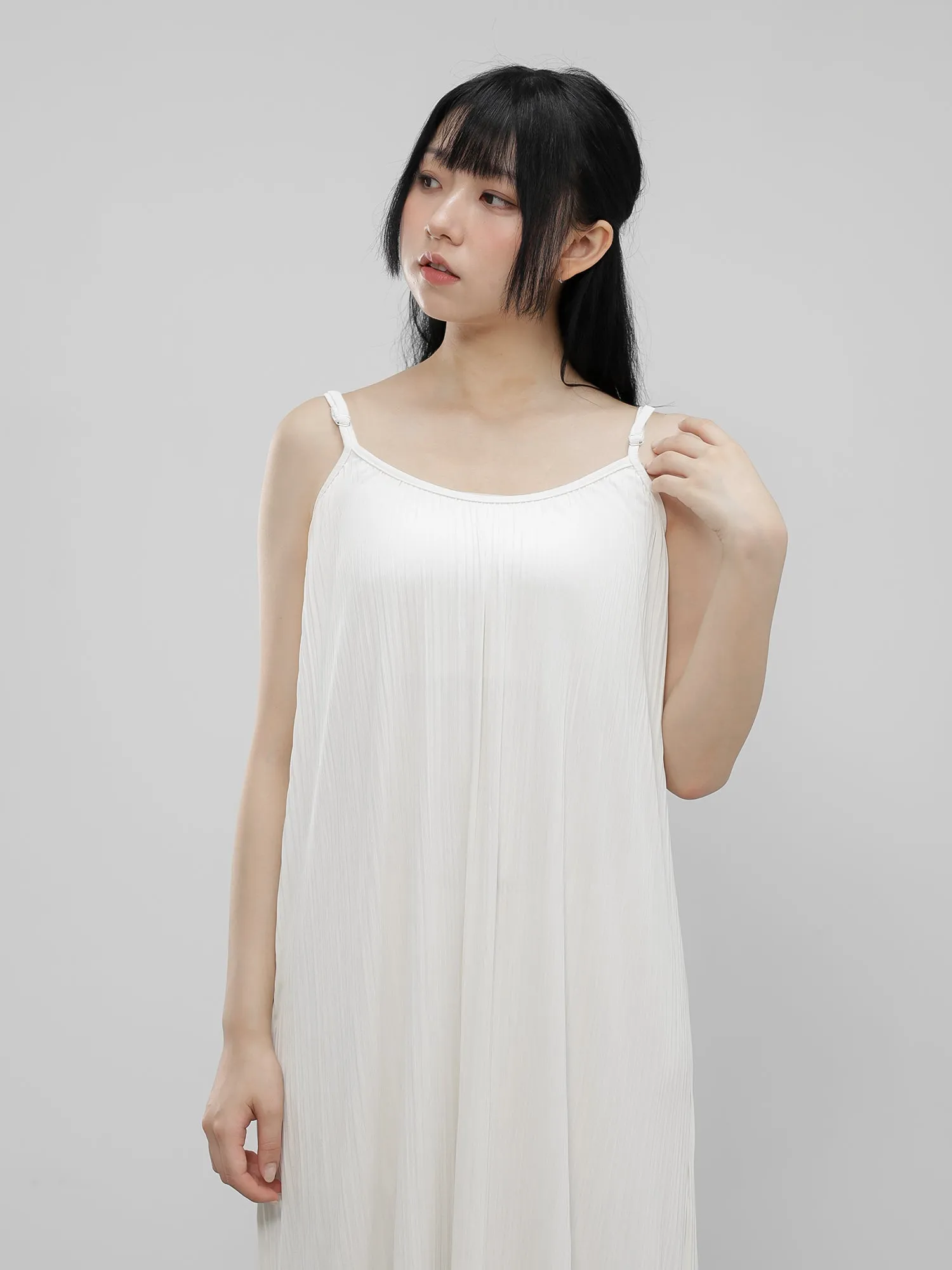 Apphia Pleated Camisole Dress*