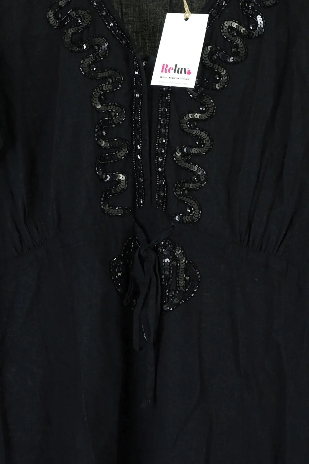 Autograph Sheer Black Tunic Top 16