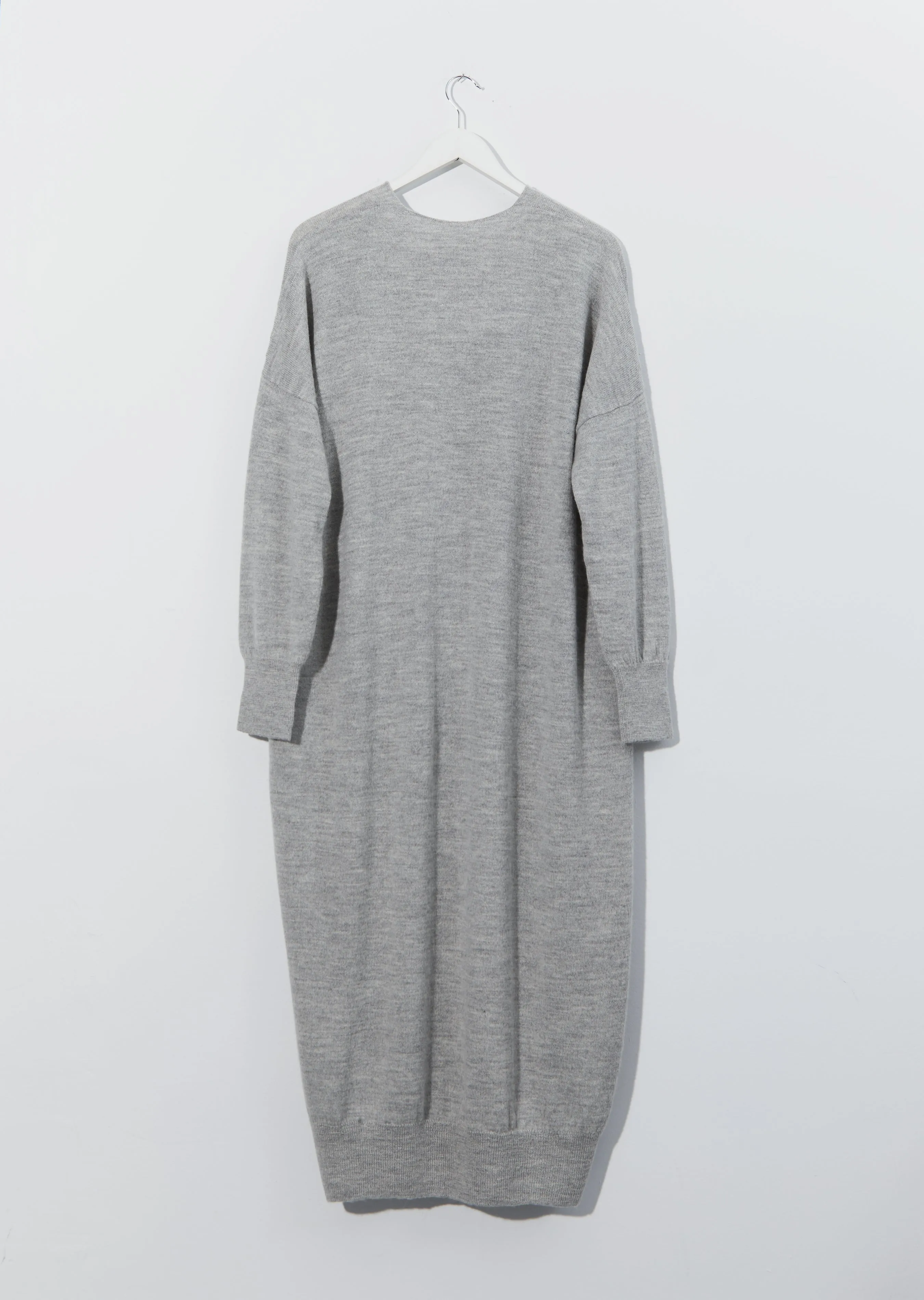 Baby Alpaca & Wool Wide V-Neck Dress