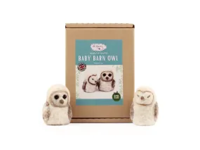 Baby Barn Owl Small Needle Felt Kit