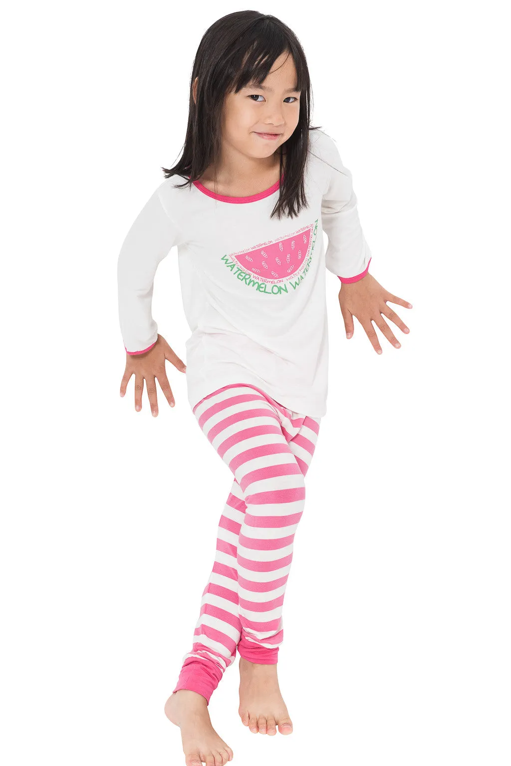 Bamboo long John Pyjamas - Tina's Watermelon