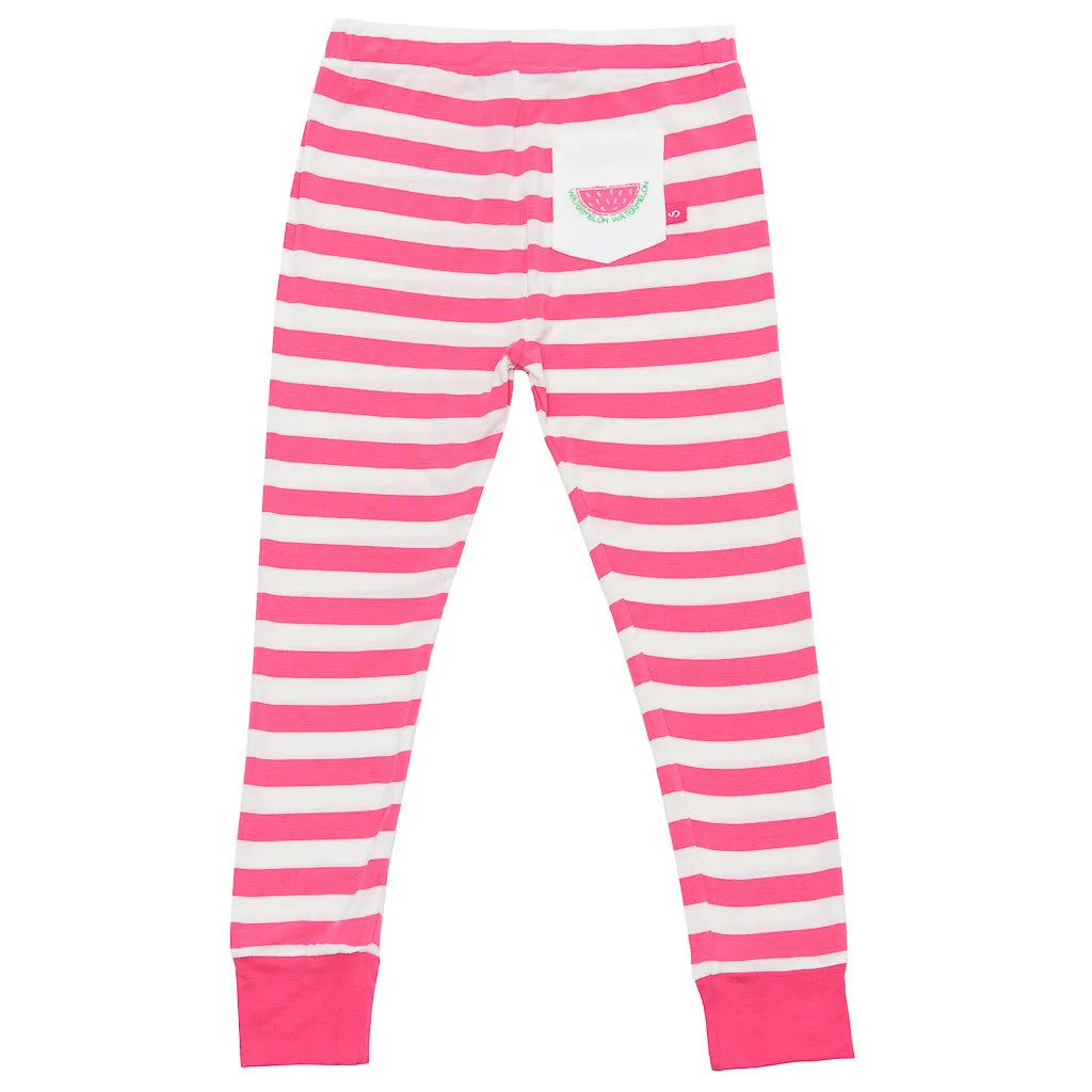 Bamboo long John Pyjamas - Tina's Watermelon