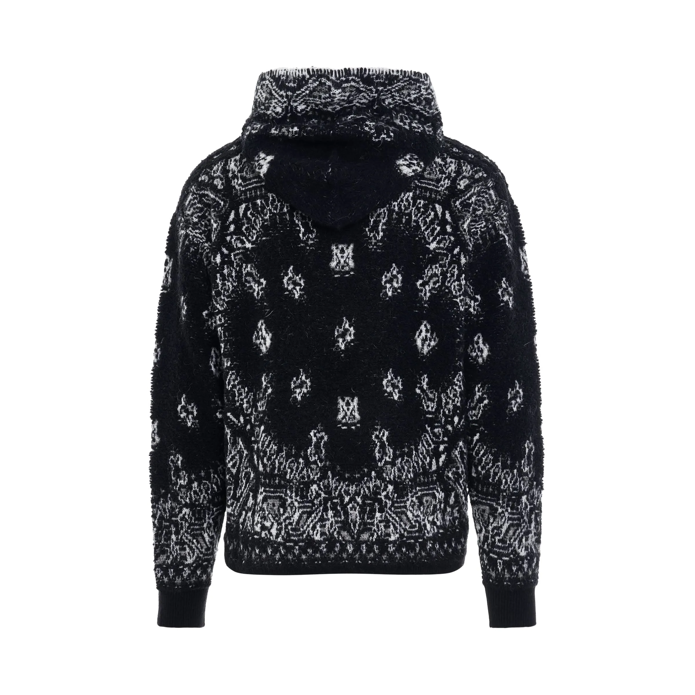 Bandana Hoodie in Black