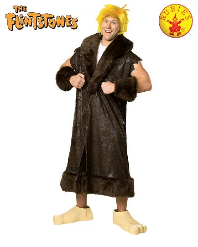 BARNEY RUBBLE DELUXE COSTUME, ADULT