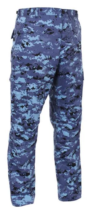 Battle Dress Pants- Sky Blue Digital