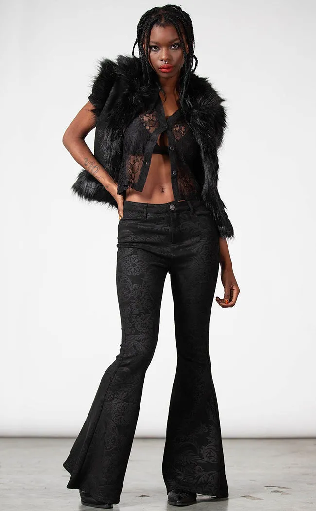 Black Lily Bell Bottoms