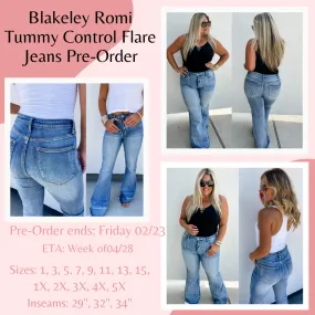 Blakeley Romi Tummy Control Flare Jeans Pre-Order