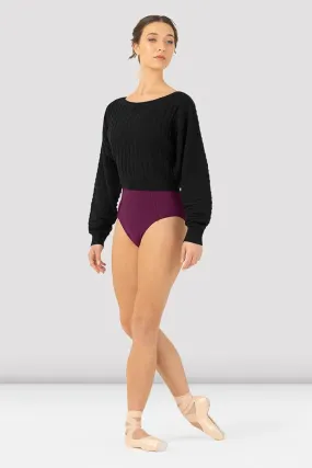 Bloch Z1179 Ladies' Knit Crop Sweater