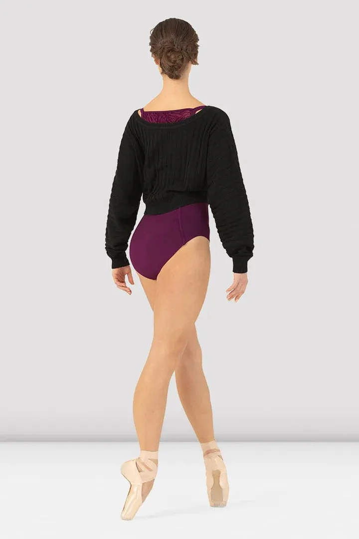 Bloch Z1179 Ladies' Knit Crop Sweater