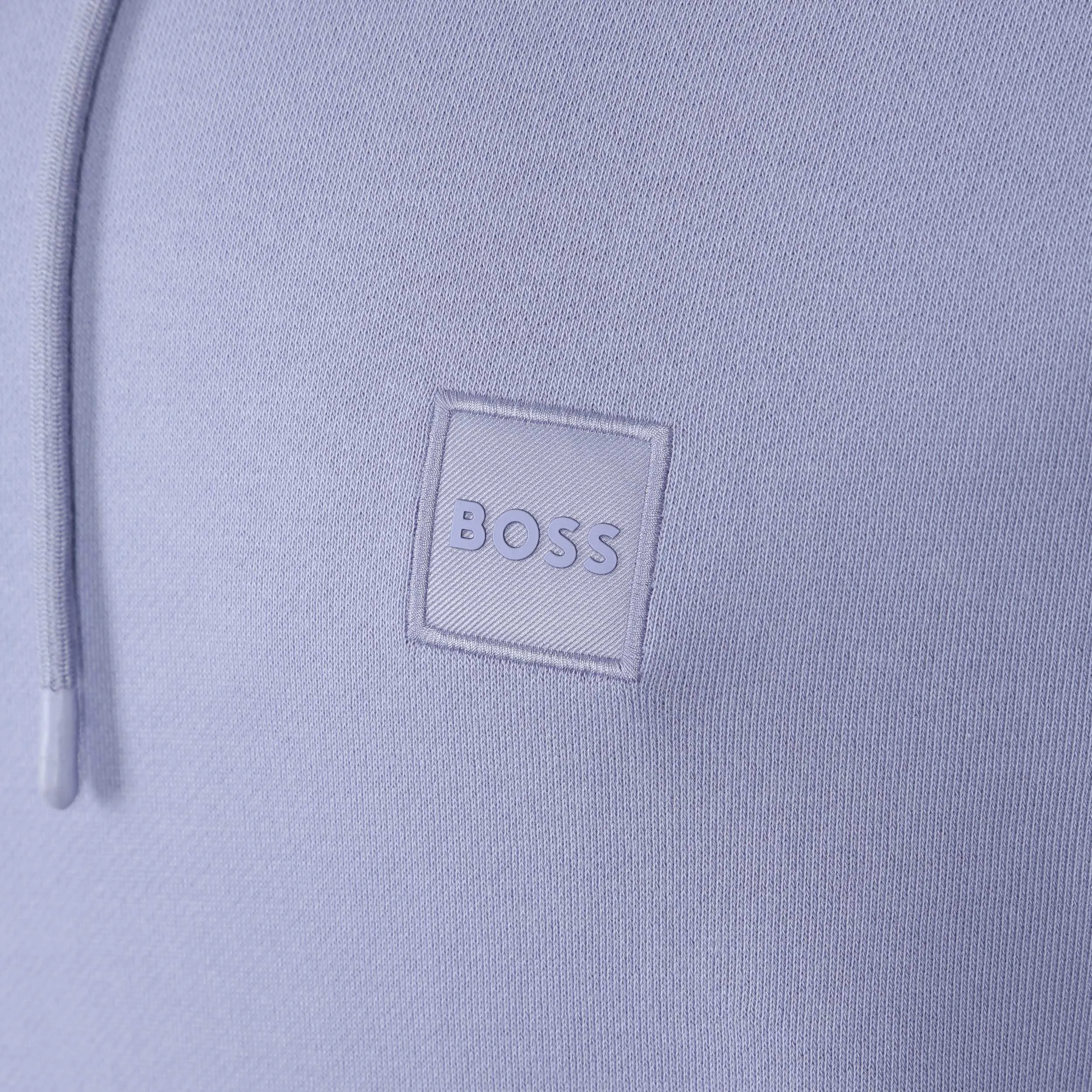 BOSS Wetalk Hoodie Sweat Top in Lilac