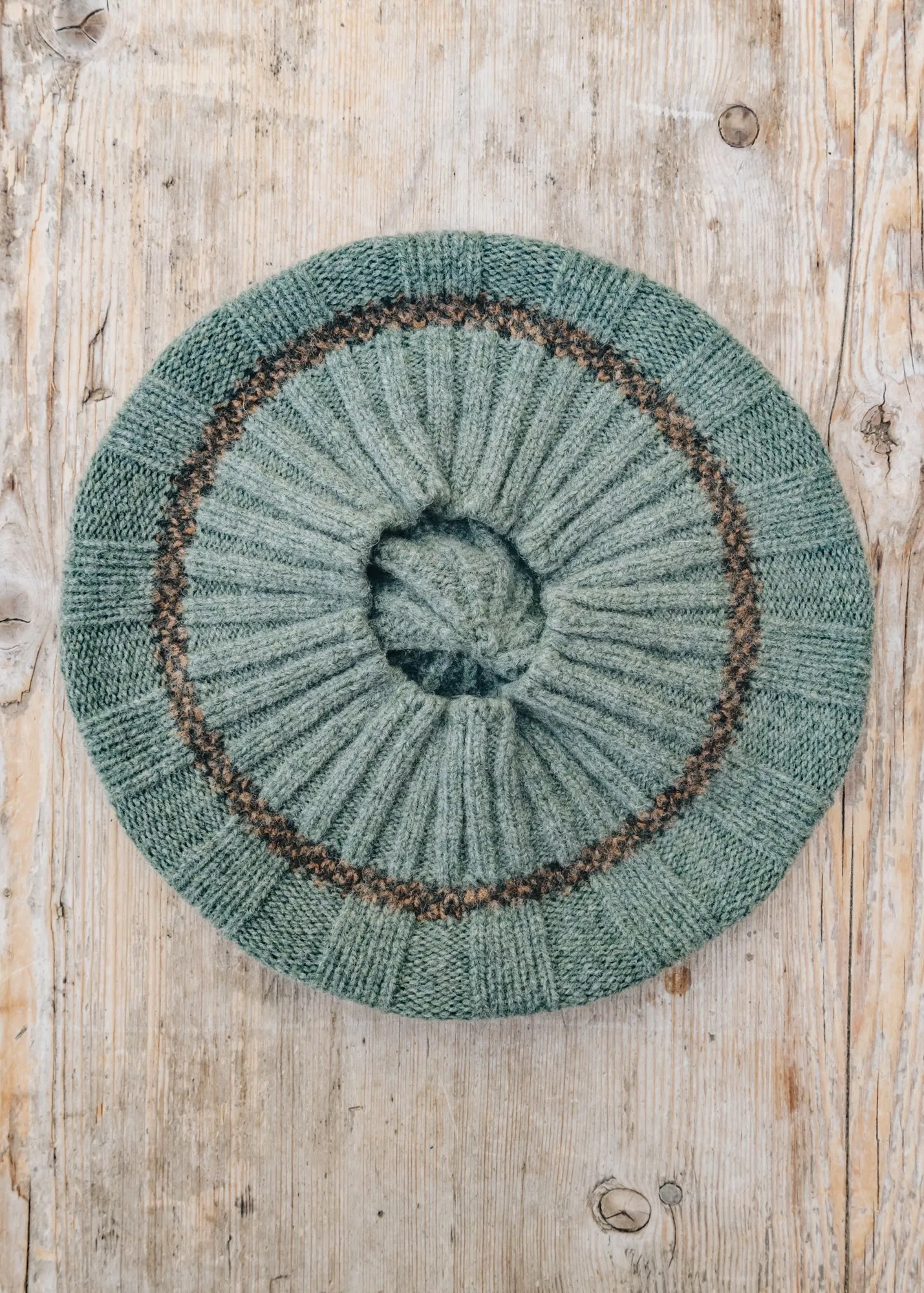 Bowden Rib Beret in Landscape