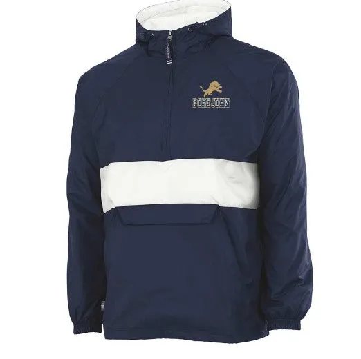 BRAND NEW COLOR BLOCK & LOGO - Charles River Pack and Go Pullover