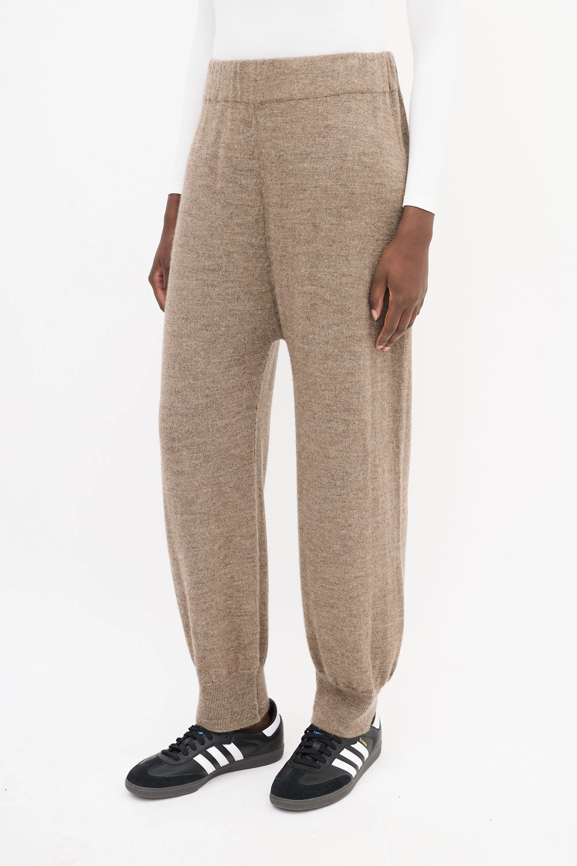 Brown Merino Wool Pant