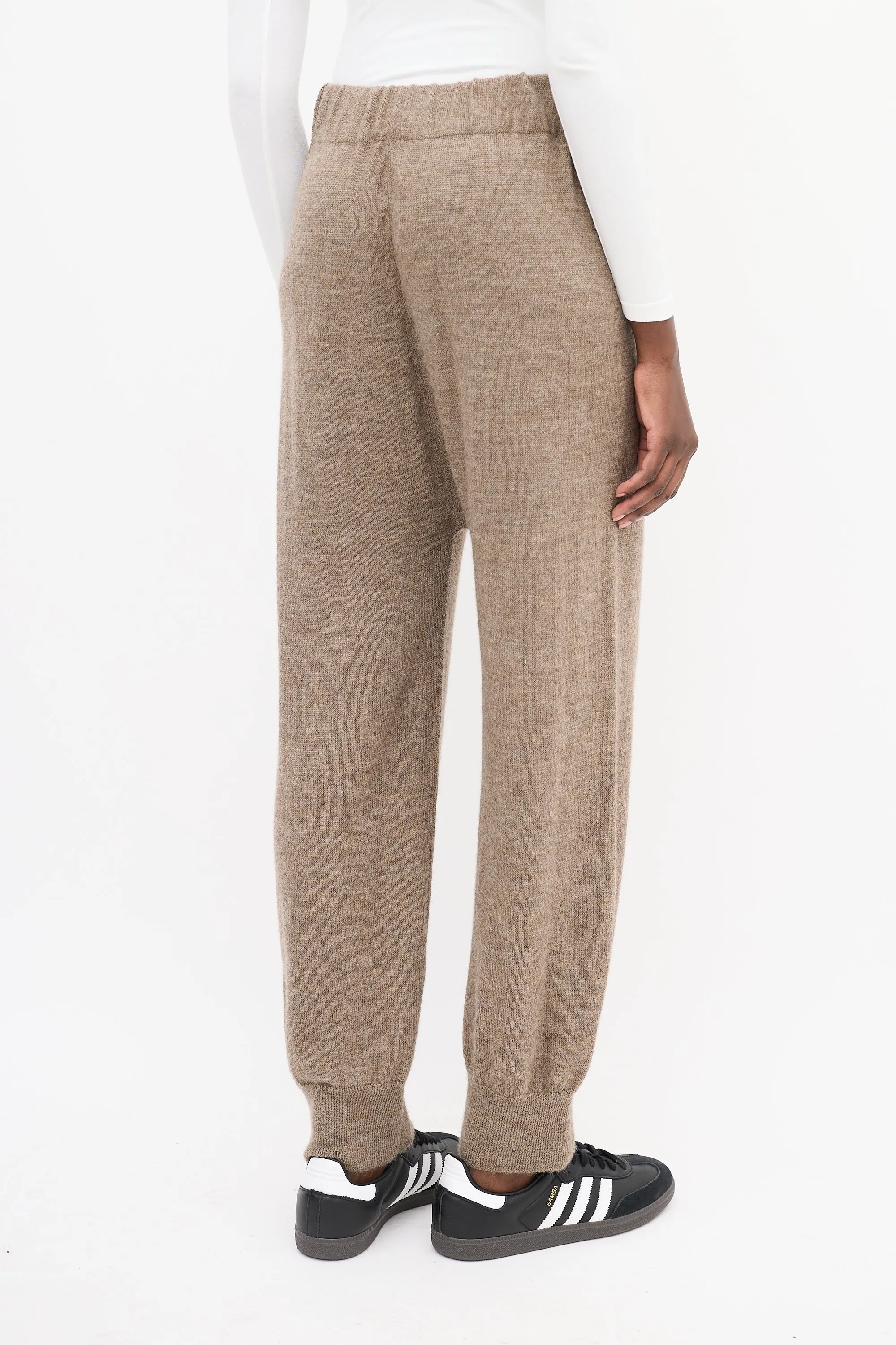 Brown Merino Wool Pant