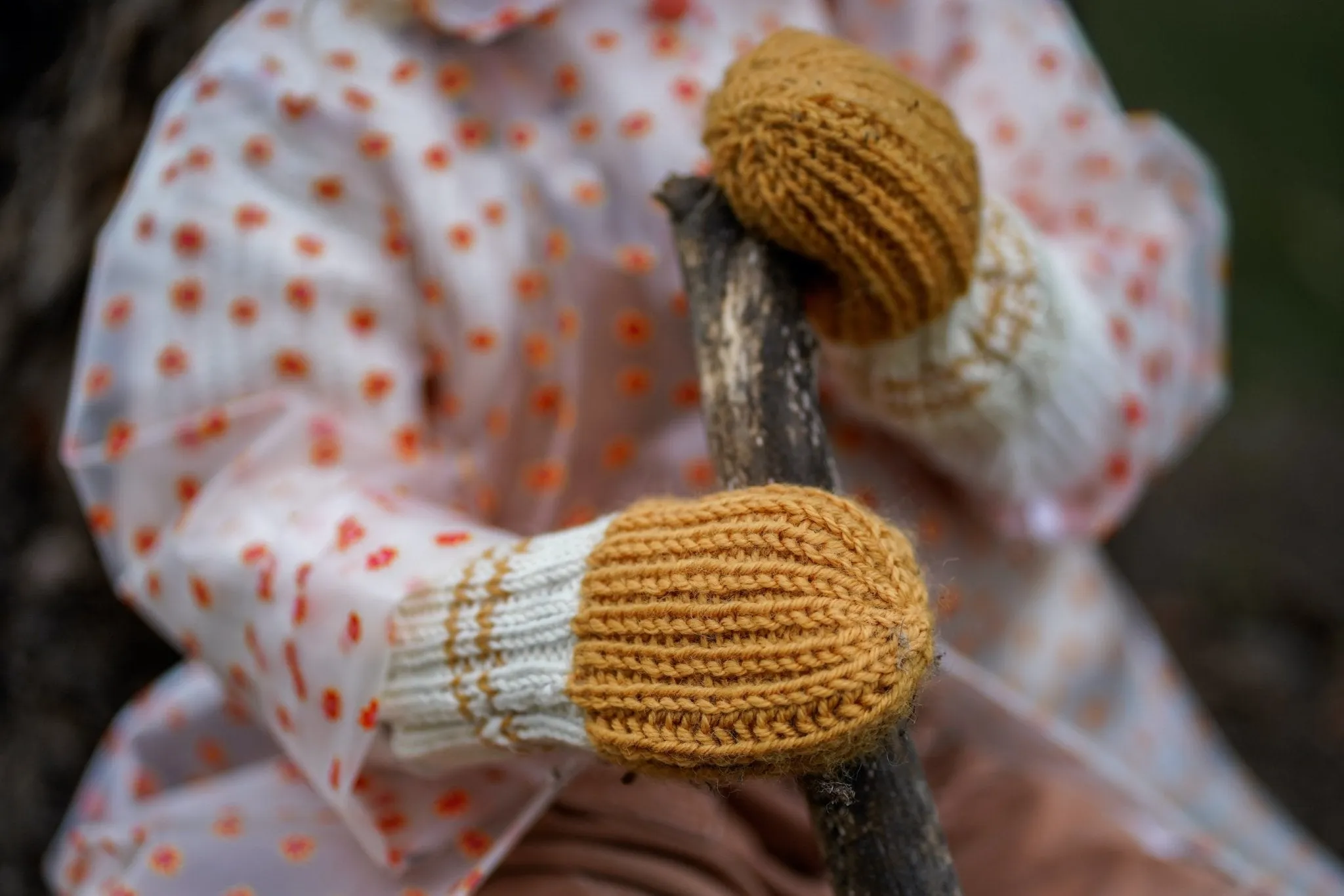 Campside Merino Mittens Mustard