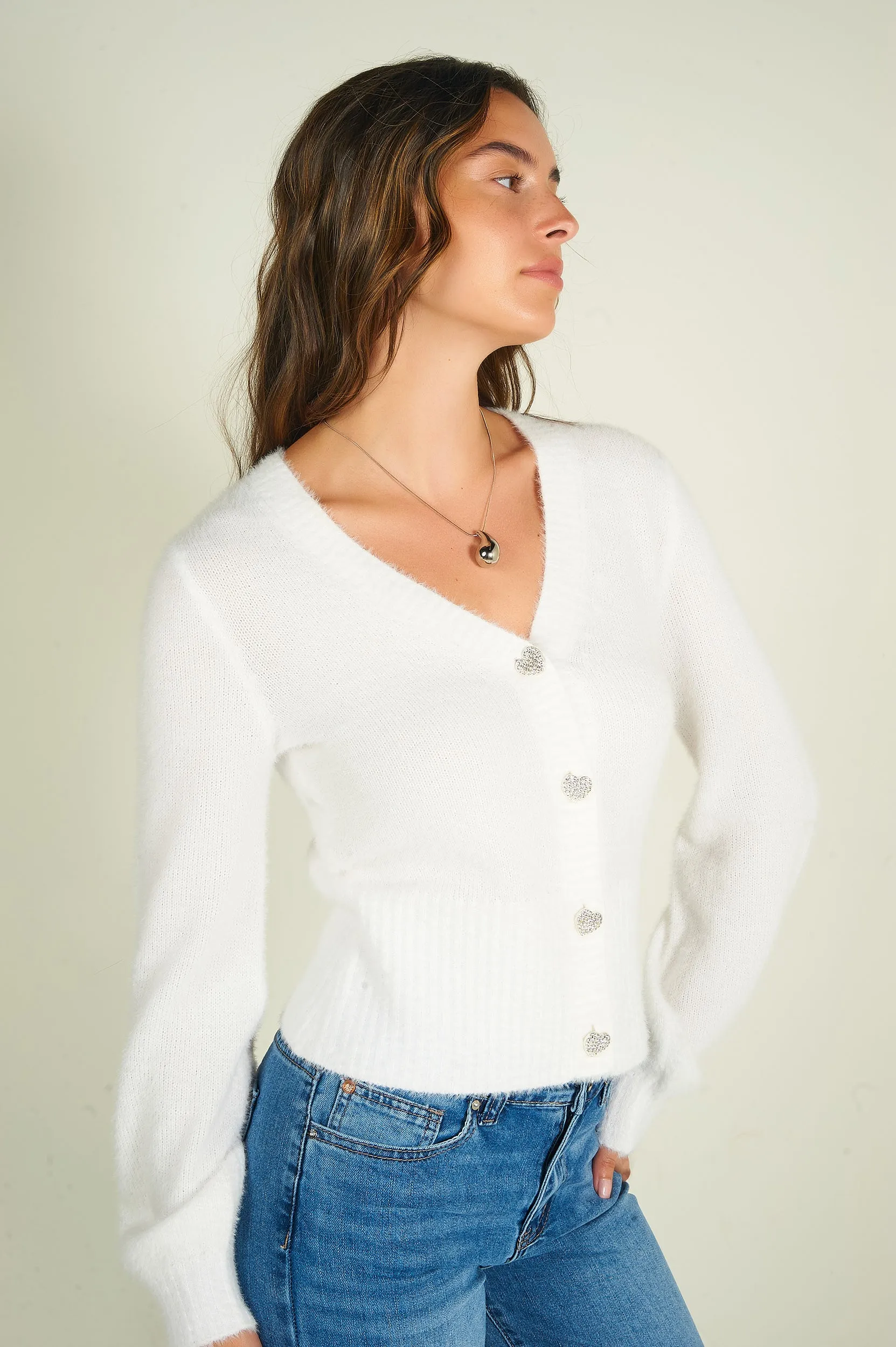 Cardigan court en tricot - LAURANA-X2 - (E-A3)