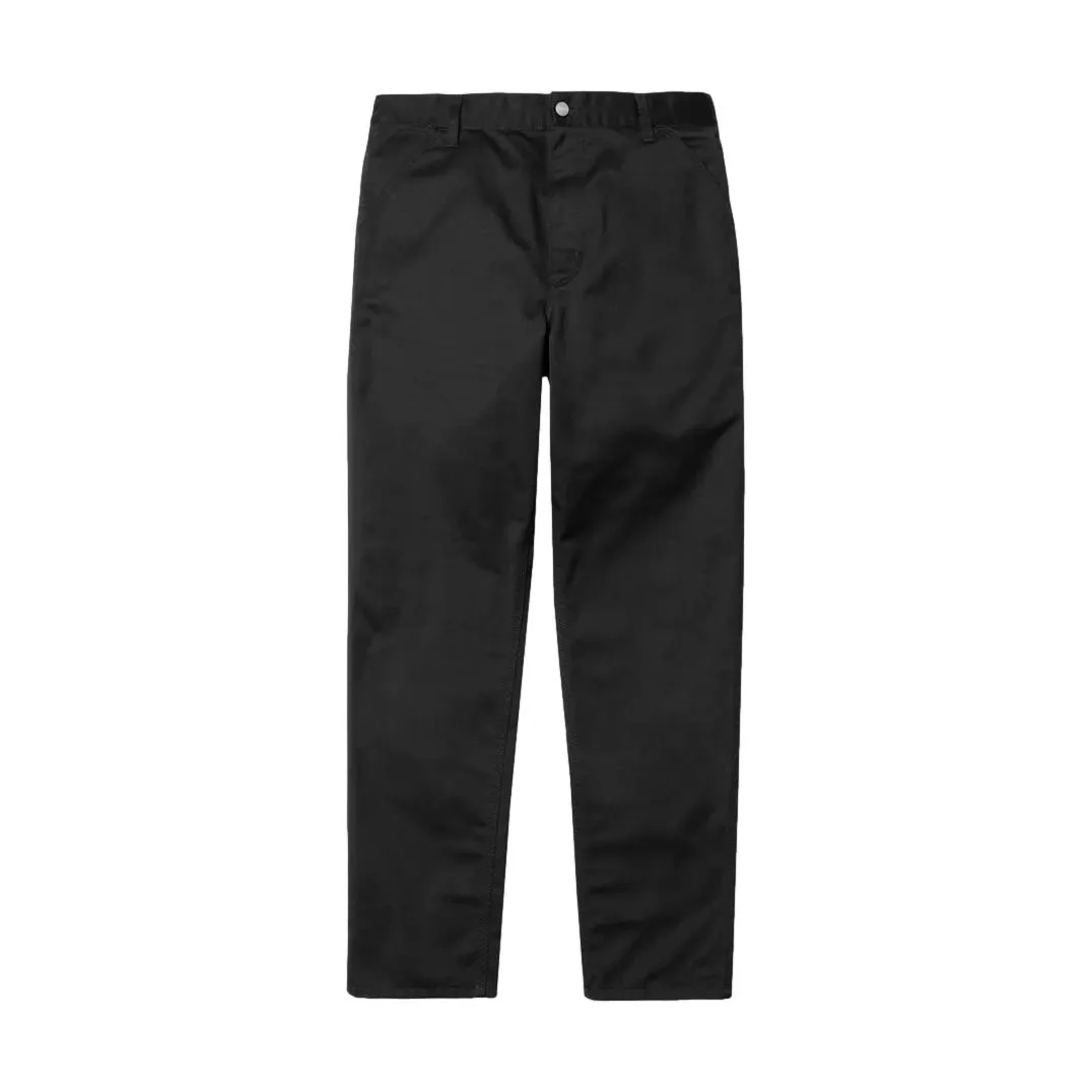 Carhartt WIP Simple Pant Black Rinsed