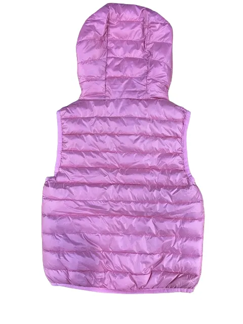 Champion Gilet con cappuccio Unisex da ragazza Legacy Outdoor Light Small Logo 306486 PS074 SPK pink