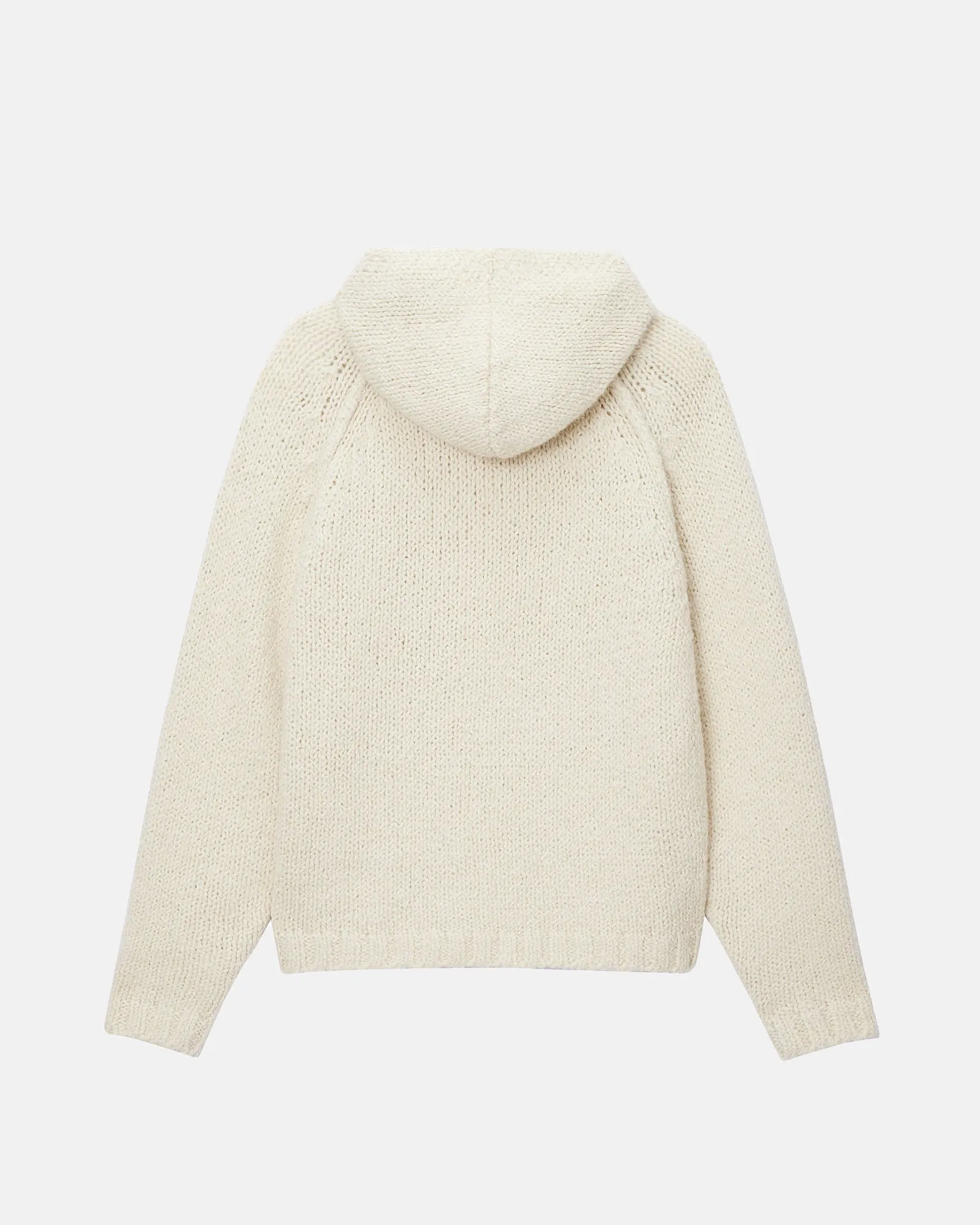 CHUNKY KNIT ZIP HOODIE