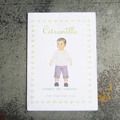 Citronille Patterns : Constantin Child's Tunic