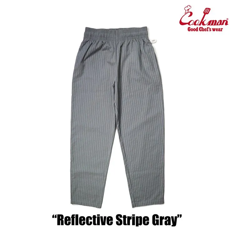 Cookman Chef Pants - Reflective Stripe : Gray