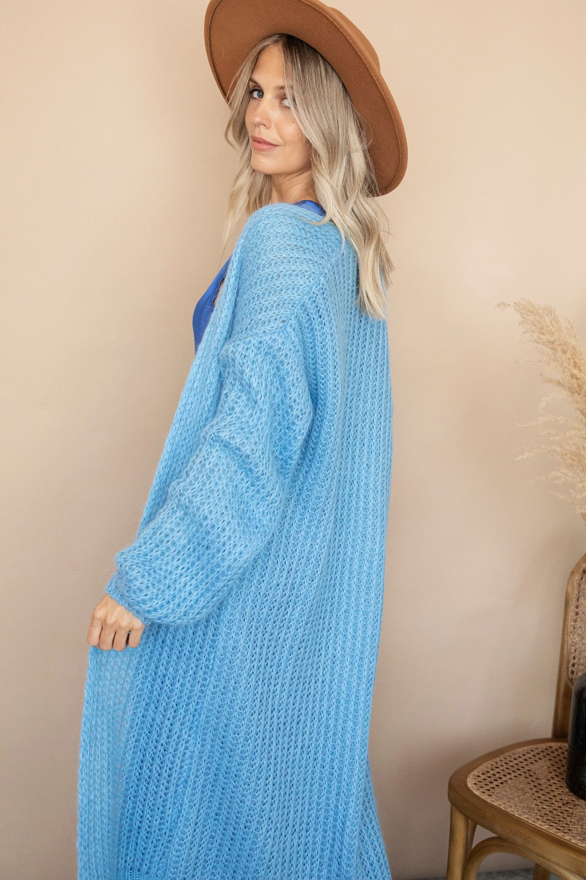 Cozy Elza Long Blue - Vest