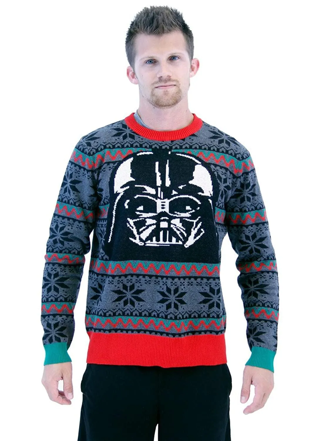 Darth Vader Mask Ugly Christmas Sweater