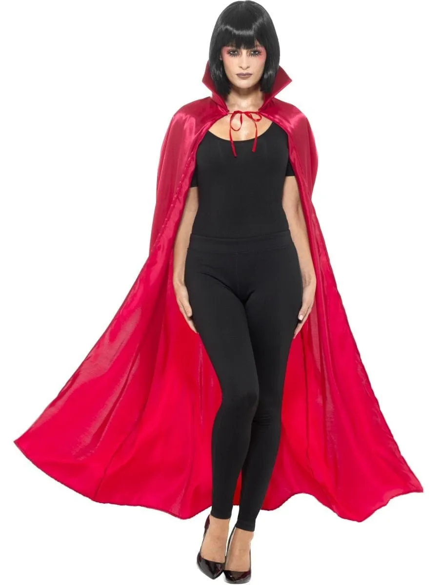 Devil Cape Red Satin