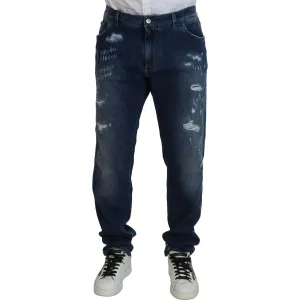 Dolce & Gabbana Elegant Skinny Blue Jeans