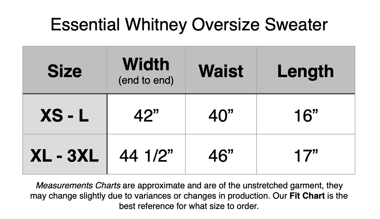 Essential Whitney Oversize Sweater - Purple