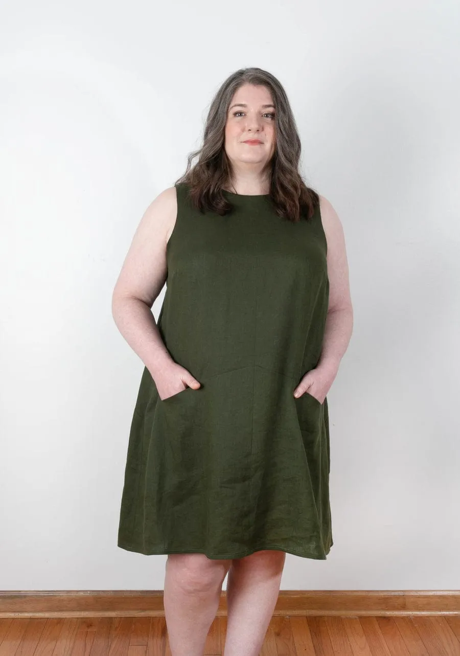 Farrow Dress Sizes 14-30 - Grainline Studio