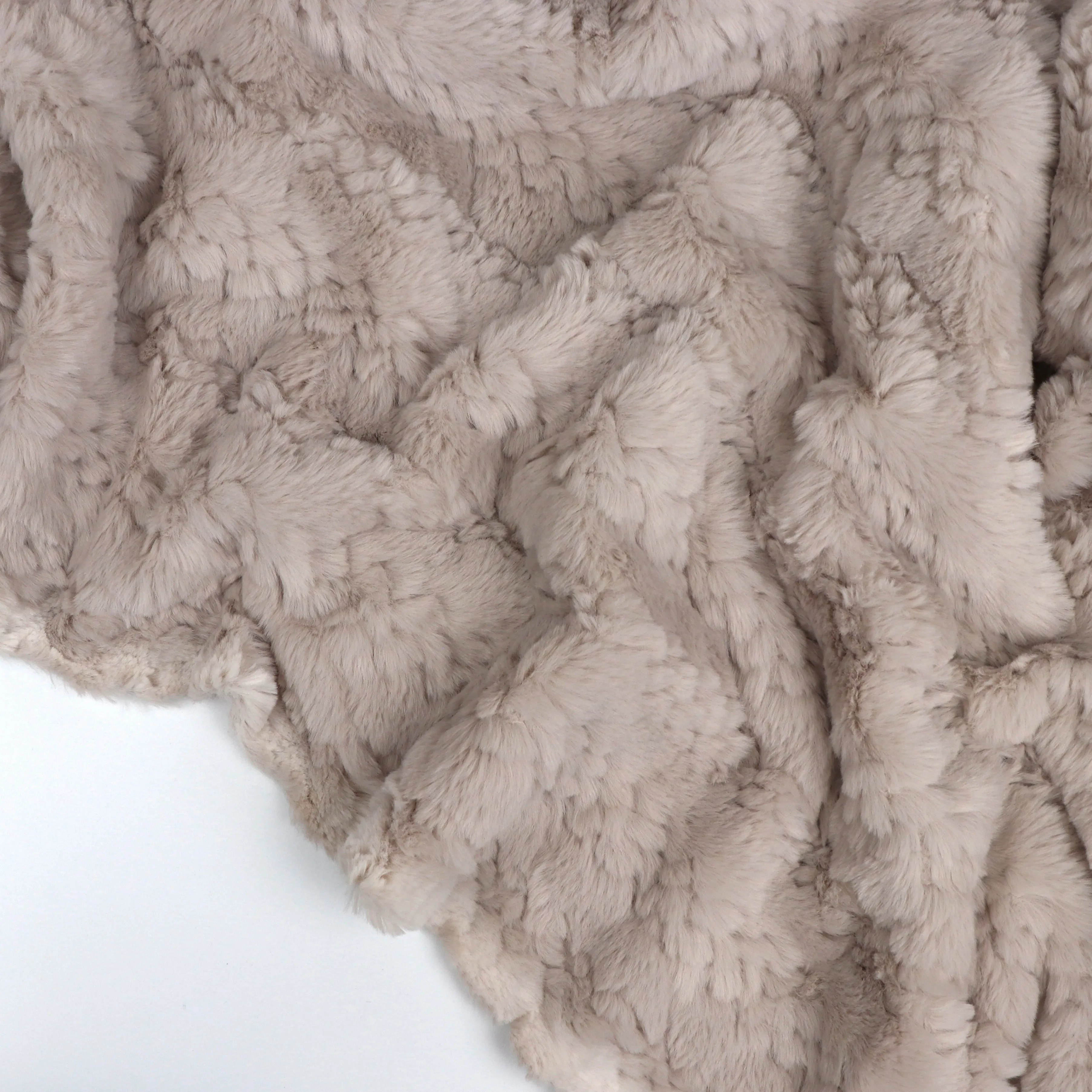 Faux Fur - Cable - Light Beige