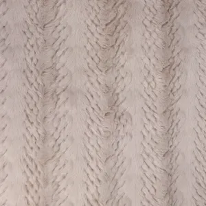 Faux Fur - Cable - Light Beige