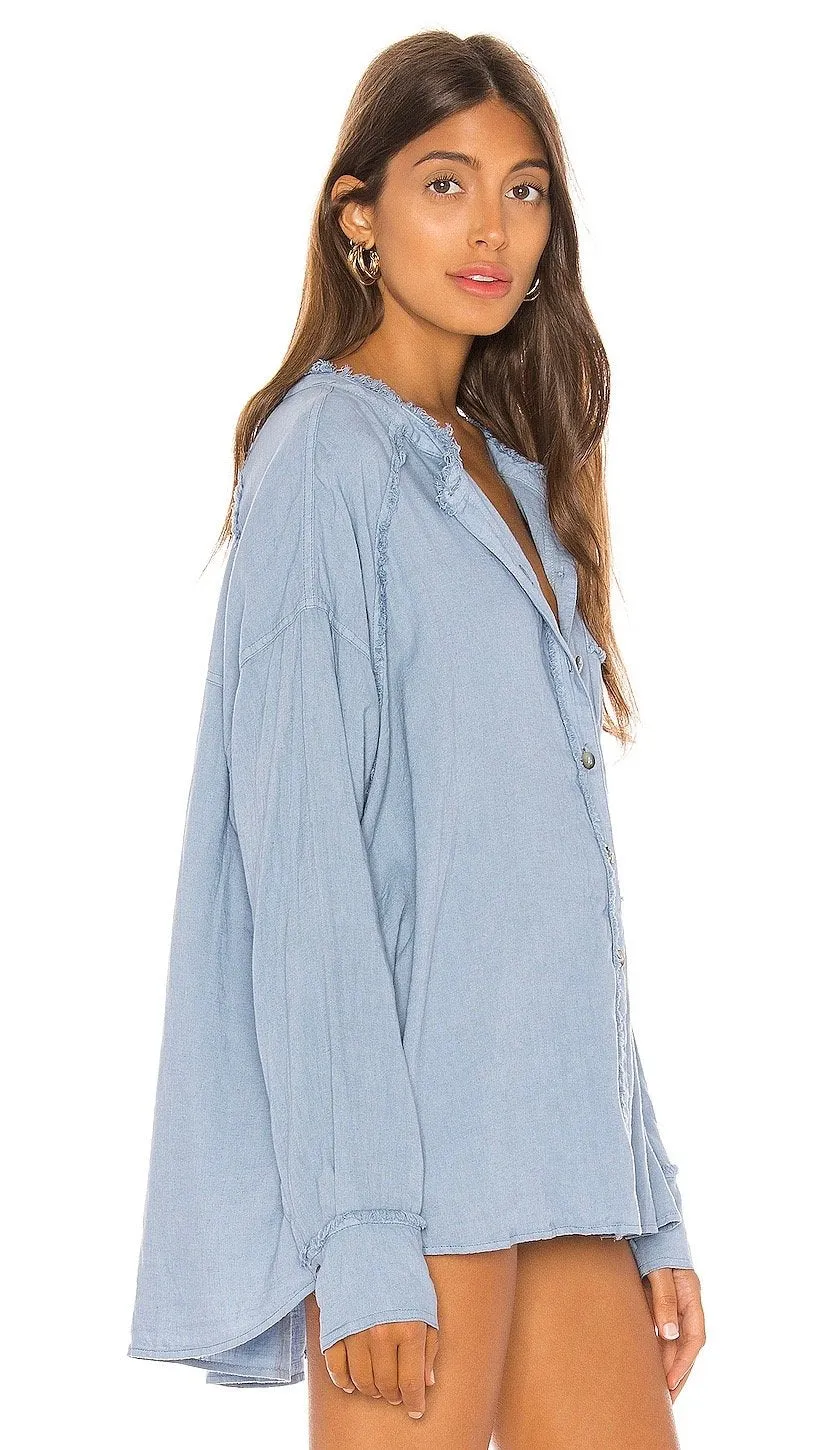 Free People Keep It Simple Button Down