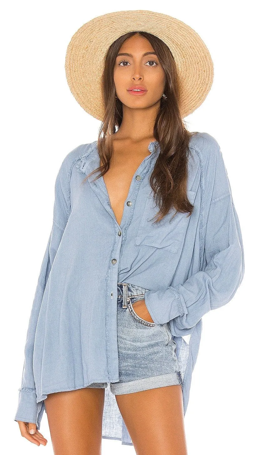 Free People Keep It Simple Button Down