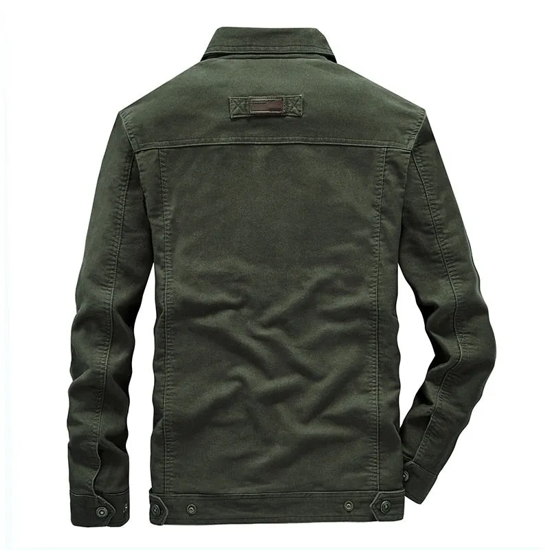 Funki Buys | Jackets | Men's Military Warm Zip Up Cotton Jacket