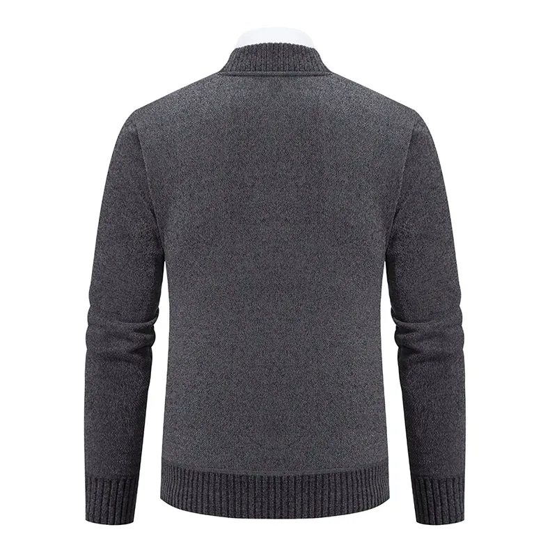 Funki Buys | Sweaters | Men's Casual Stand Up Collar Cardigans