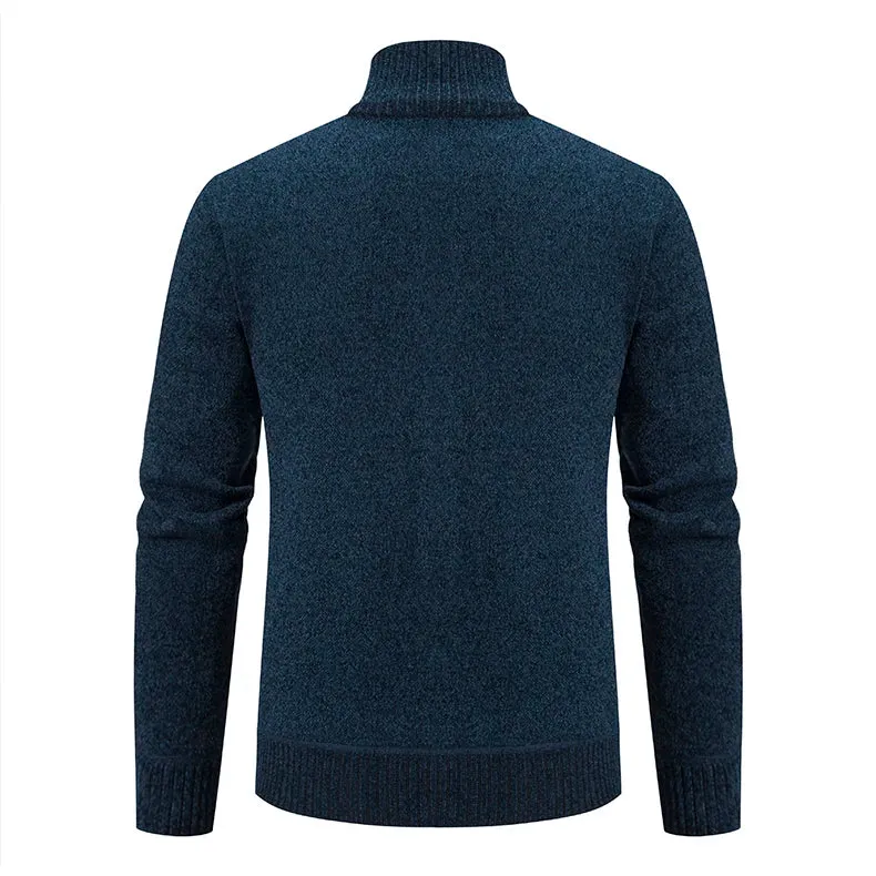 Funki Buys | Sweaters | Men's Casual Stand Up Collar Cardigans