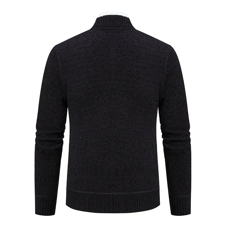 Funki Buys | Sweaters | Men's Casual Stand Up Collar Cardigans