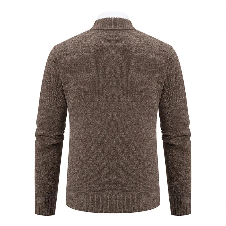 Funki Buys | Sweaters | Men's Casual Stand Up Collar Cardigans