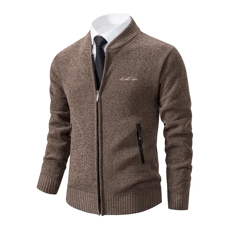 Funki Buys | Sweaters | Men's Casual Stand Up Collar Cardigans